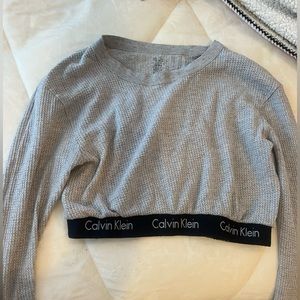 Calvin Klein Cropped Long Sleeve